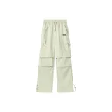 Кремовый лаймово-зеленый (Ручная вышивка, эскиз логотипа на штанах)