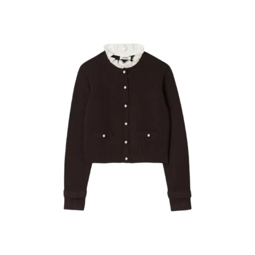 Sandro Коричнево-желтые женские свитеры