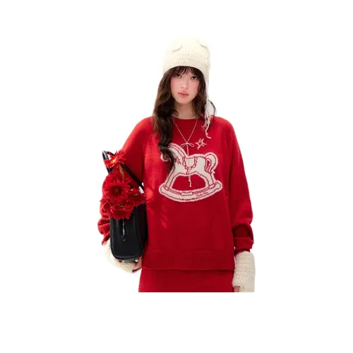 Guuka Hero Красный Женские Свитера