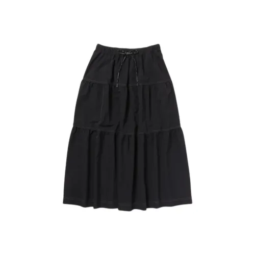 And Wander FW25 Crinkled Nylon Юбка Повседневная Длинная Юбка Женская