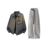 Тёмно-серый + Белый Фотиния Серый