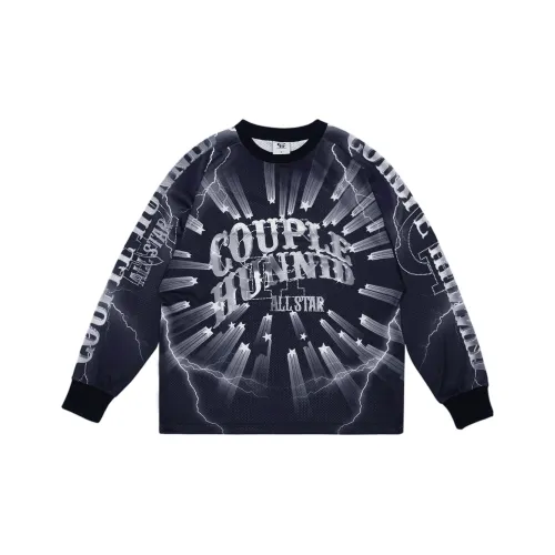 Couple Hunnid CH Металл Lightning Ice Хоккей Джерси Длинный Sleeved T Рубашка Unisex