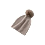 Чёрный кашемир козьего меха / Светлый верблюжий