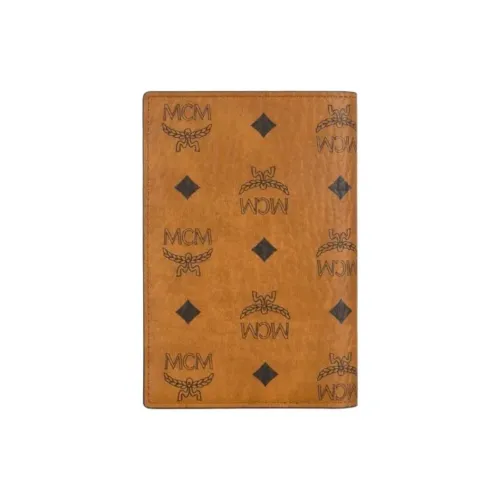 MCM Ottomar Visetos Искусственная кожа Держатель для паспорта Унисекс Коричневый