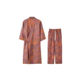 Фиолетовый, цветы, процветание, банные халаты, одежда, наборы