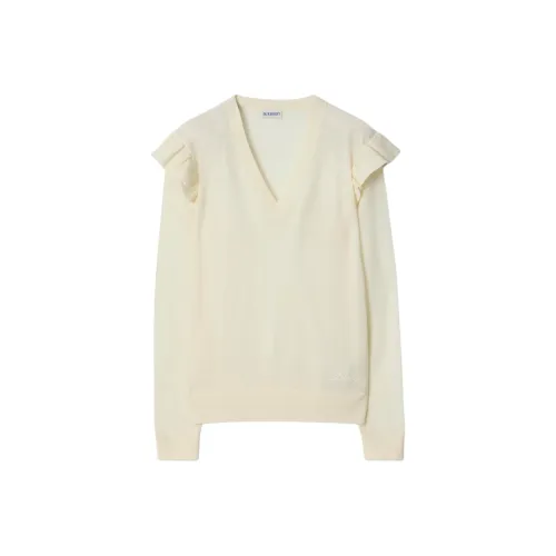 Burberry Айвори Белые Женские Свитера