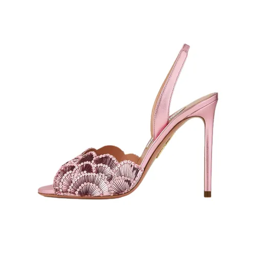 AQUAZZURA Ce Soir Узкий каблук Высокие каблуки 10,5 см Женские Розовый