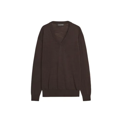 ZARA Темно-коричневый Женский Трикотаж