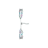 Цветной горный хрусталь Бабочка