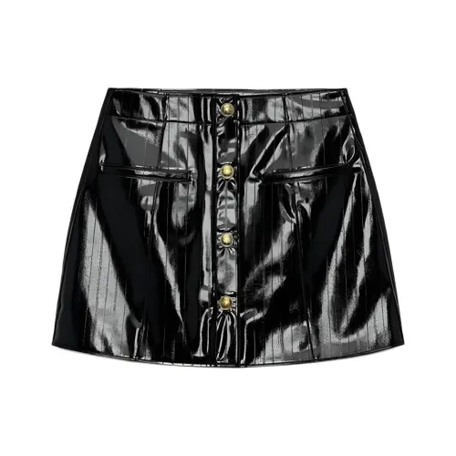 ZARA ZW Series Кожаные короткие юбки Женские