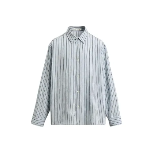 ZARA Светло-небесно-голубой Мужские Рубашки