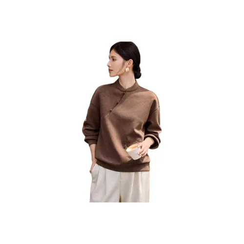 XWI Чернила Кофе Женские Свитшоты