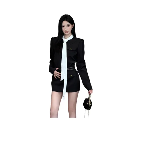 REMOULD Длинное платье с длинным рукавом женское