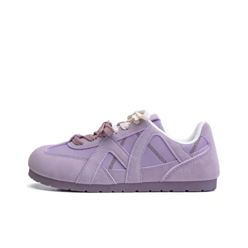 Warrior Амортизация Устойчивость к истиранию Легкий Низкий Топ Модный Хорошо выглядящий Немецкий армейский кроссовок Женские Таро фиолетовый