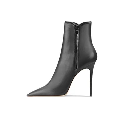 Siwei Ботильоны Супер Высокий каблук Женские Черный Универсальный Тонкий Ботильоны Короткий Модная одежда Один Ботинки