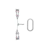 [Сверкающий страз Бабочка + Серебряный Ромб Чехол]