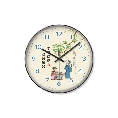 HENGQI Кварцевый механизм Стена Часы Унисекс