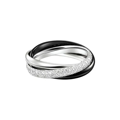 Кольца с алмазами CARTIER Унисекс Серебряные