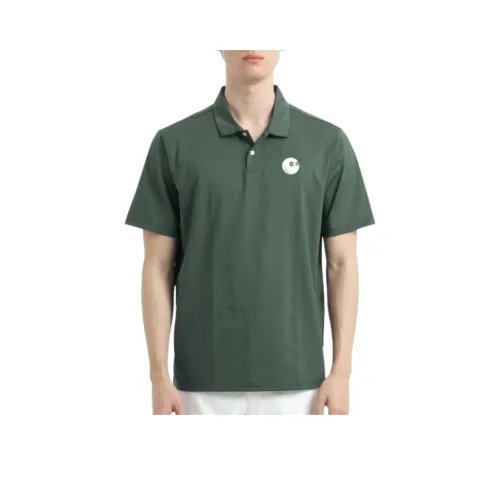 Malbon Golf Collaboration Шалфейно-зеленая мужская поло