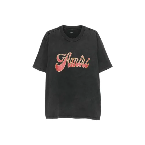 AMIRI Мужские черные футболки