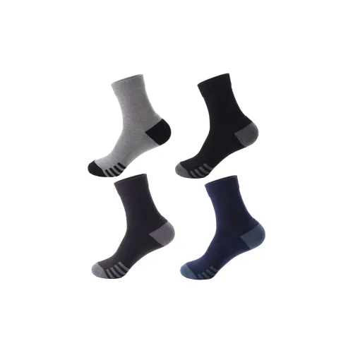 MAXDAVID D0017 Смешанный цвет 4 упаковки мужские носки MID до икры