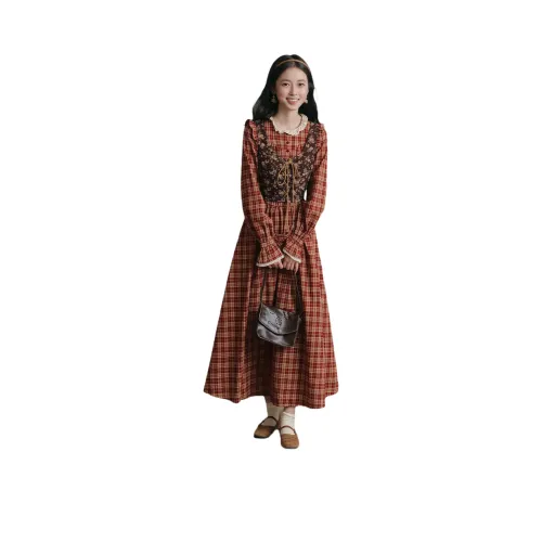 LADYXIEXIE Длинное платье с длинными рукавами женское