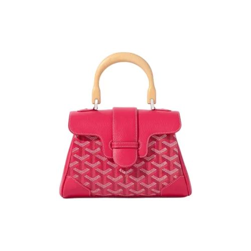 GOYARD Saigon Холст Сумка Мини Женская Розовая Красная