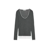 Тёмный зебра с принтом, серый