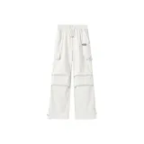 Лунный Белый (Ручная Вышивка Логотип на Штанах)