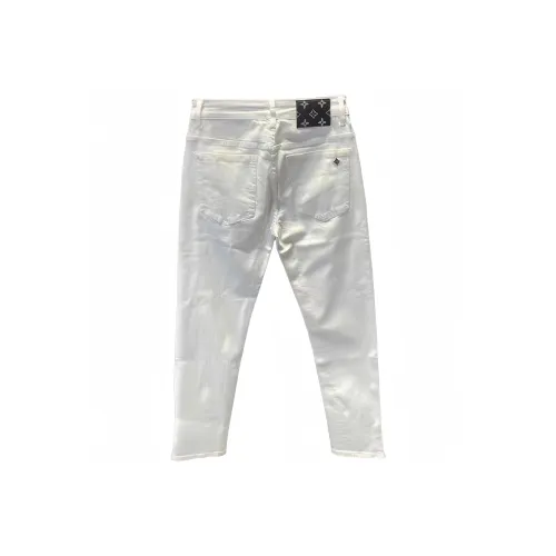 CAT'S PAW Белый Унисекс Джинсы