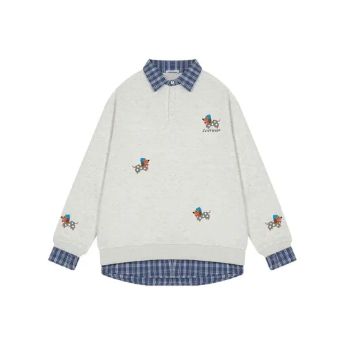 7 SEVFUN Светло-серый Женский Свитшот