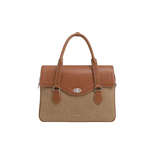 Miao Di Ткань Ноутбук Сумка Обычный Унисекс Коллаборация Tangerine Коричневый