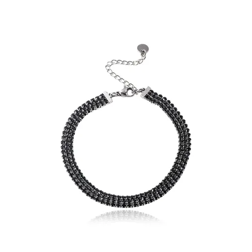 FOREVER MELODY Браслеты из титанового стального сплава Мужской Черный