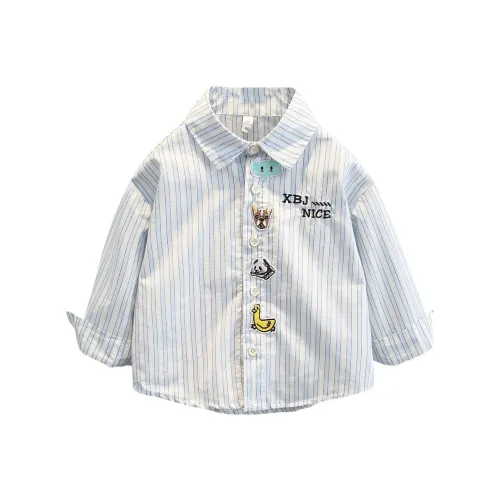 HUALEJI Светло-синие Повседневные Рубашки для дошкольников