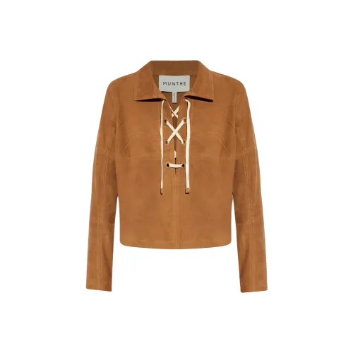 MUNTHE Коричневый Женские Рубашки