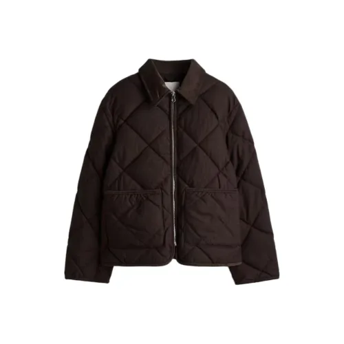 H M Темно-коричневые женские куртки