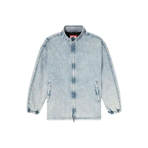 DIESEL Светло-синие мужские джинсовые куртки