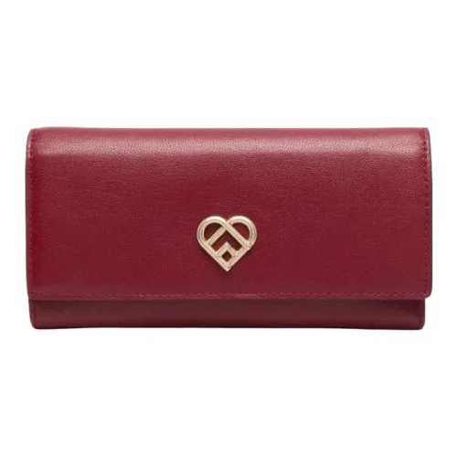 Furla My Joy Кожа Кошелек Обычный Женский Розовый Красный