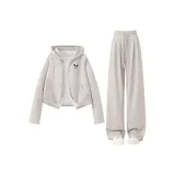 [Мягкий и Дружественный к коже] Овсяной (Лента с логотипом щенка) + Овсяной (Однотонный)