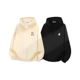 [Дышащий хлопок, мягкий, удобный] Светлый бежевый (B Панда-гурман Логотип на груди) + Черный (B Панда-гурман Логотип на груди)