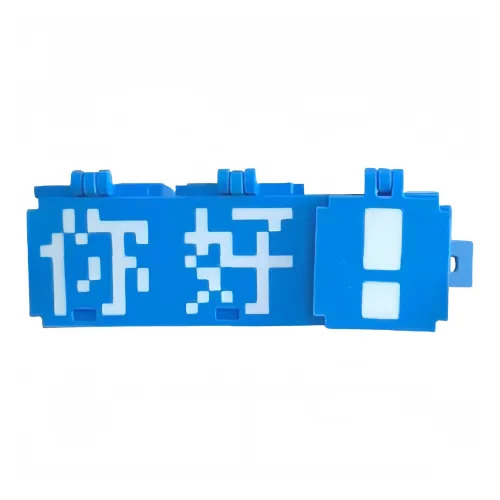 AIQINGCAOZHILIANWANJU 3D печать пиксель текст Page Turning Sign креативный игрушка