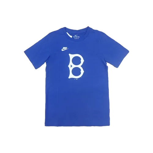 Nike Blue School Age T-Shirts Найк Синий Школьный возраст Футболки
