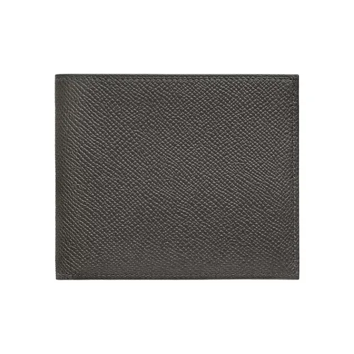 HERMES MC² COPERNIC Epsom Телячья кожа Кошелек Мужской Серый Зеленый