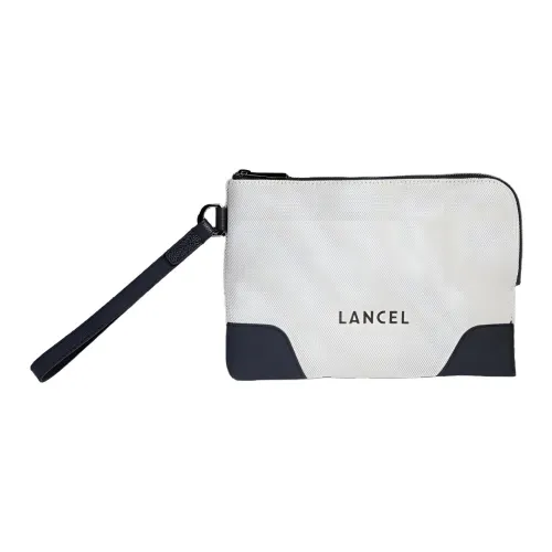 LANCEL Ткань Коровья кожа Клатч Маленький Унисекс Натуральный Многоцветный