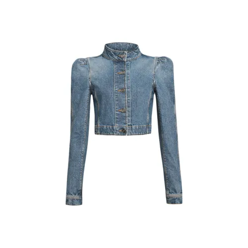Alaia FW25 Denim Jacket Slim Fit Women's