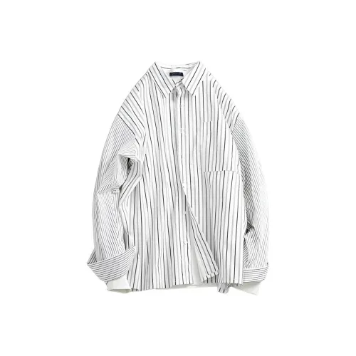SLLAVIF Белая Мужская Рубашка