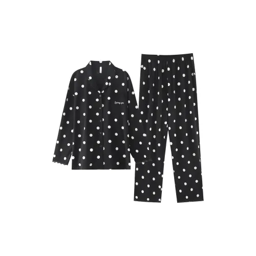 PBENO PD Polka Dot Женские Пижамные Комплекты