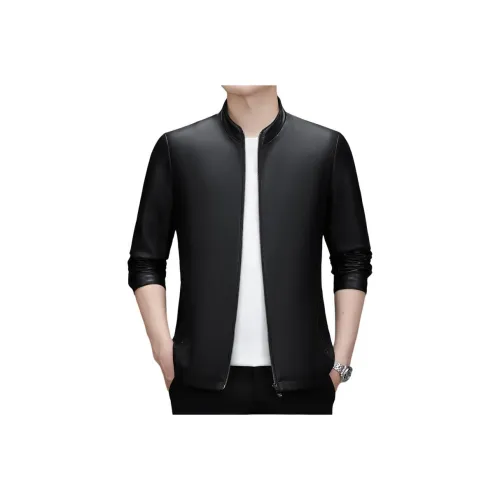 TUCANO Черные Мужские Кожаные Куртки