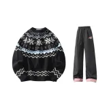 Черный топ + Черные брюки