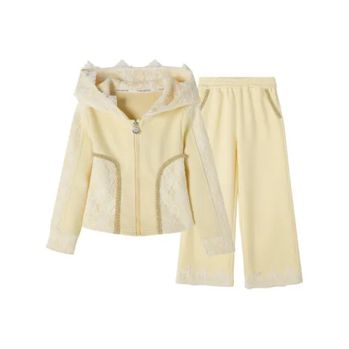 YUANYUAN GIRL Повседневная спортивная одежда Осенний двухкомпонентный комплект для детей 3-7 лет